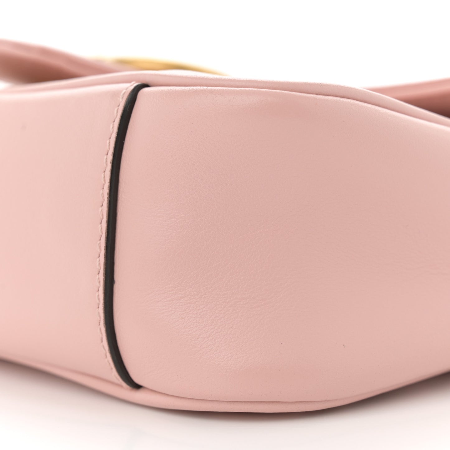 Calfskin Matelasse Mini GG Marmont Shoulder Bag Perfect Pink