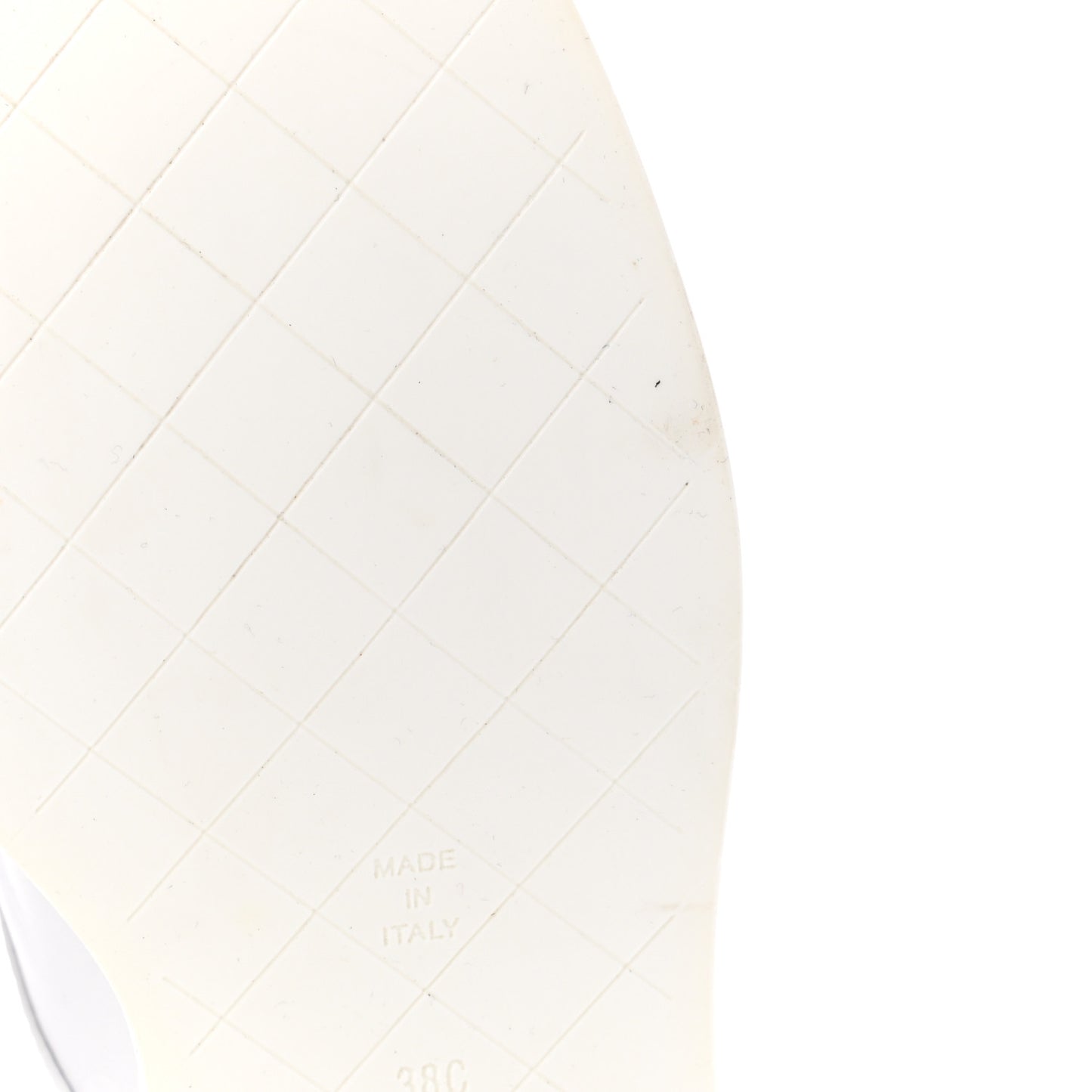 Lambskin Quilted Lace Up Combat Boots 38 White
