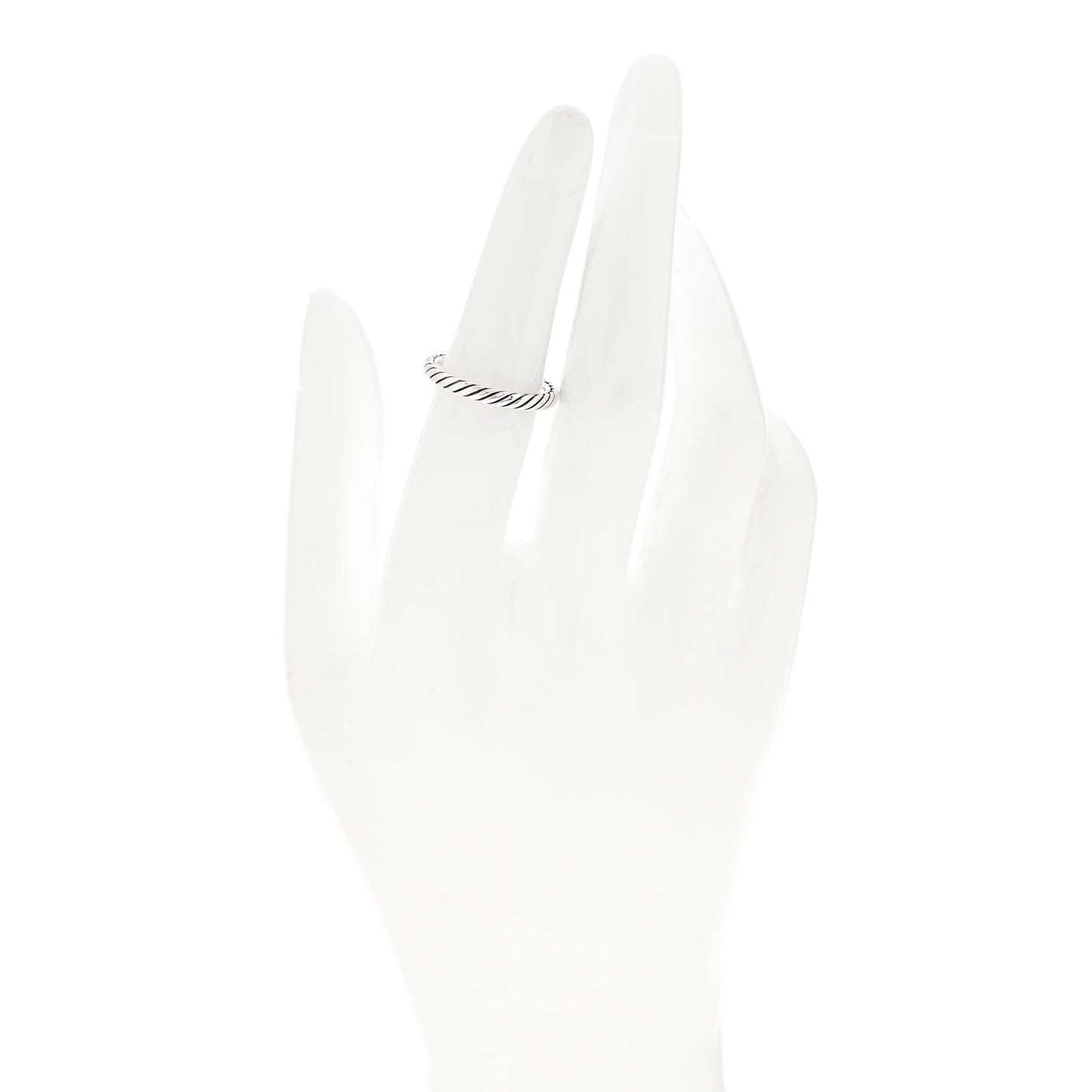 Sterling Silver Cable Classics Band Ring 52 6