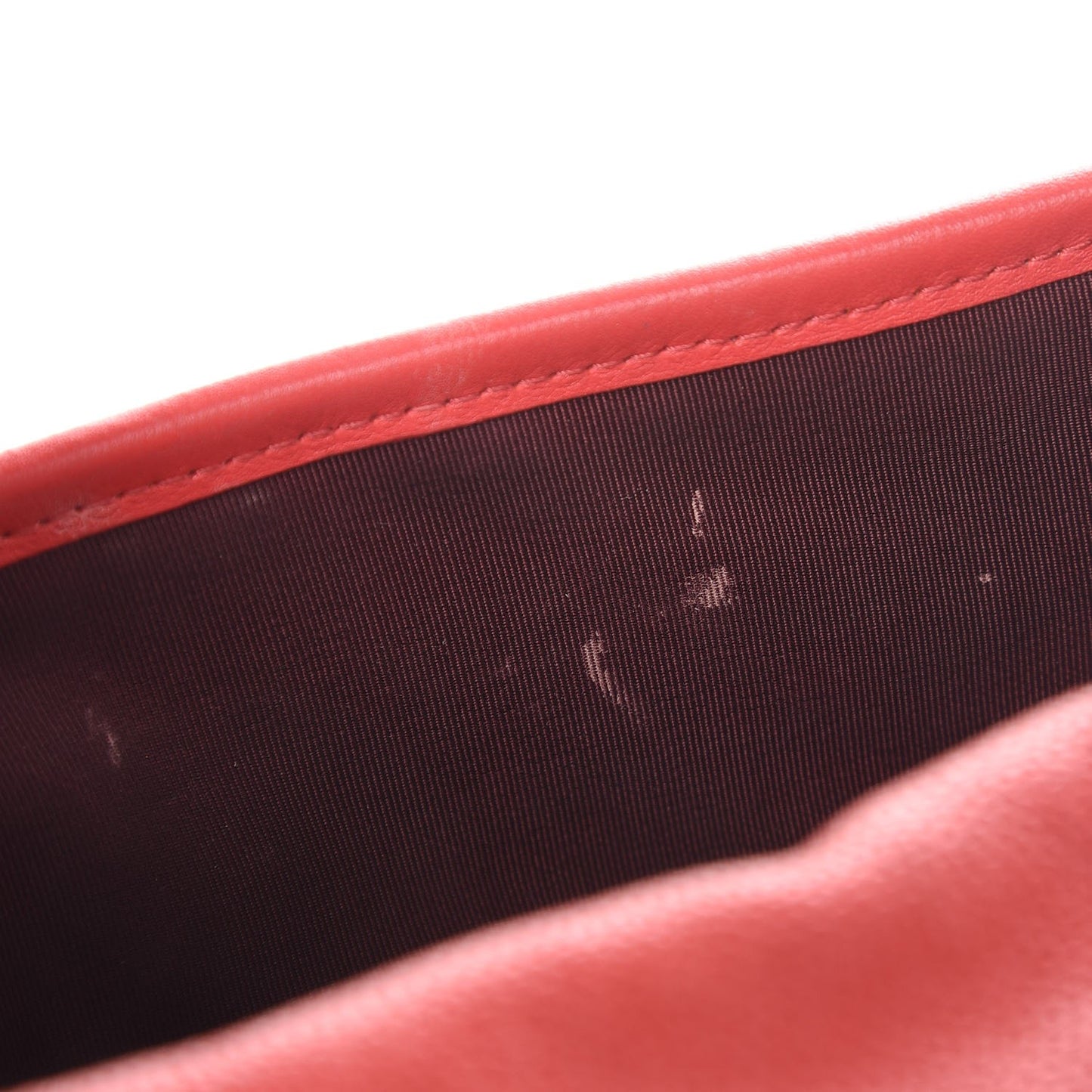 Caviar Quilted Mini French Riviera Flap Red