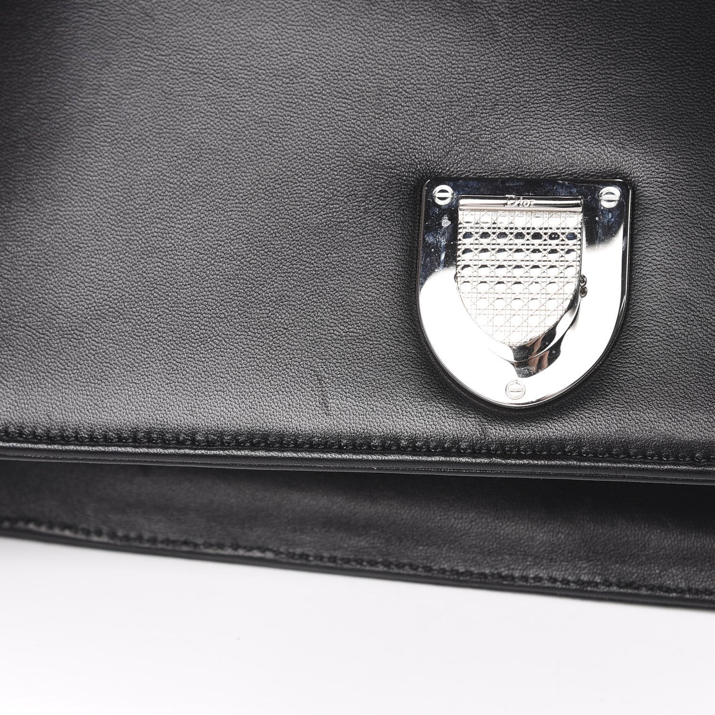 Lambskin Medium Diorama Flap Bag Black