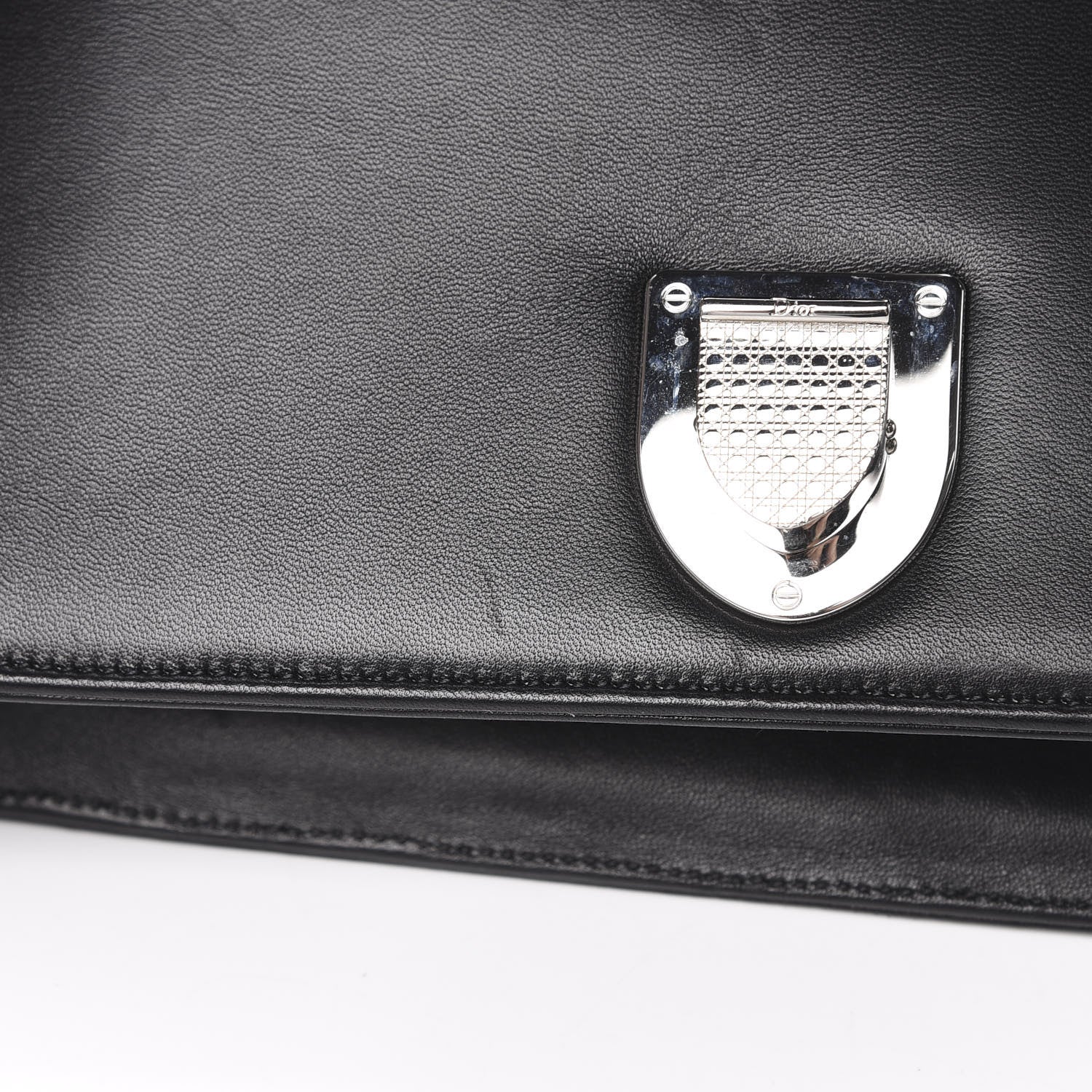 Christian Dior Lambskin Medium Diorama Flap Bag Black 13 of 17