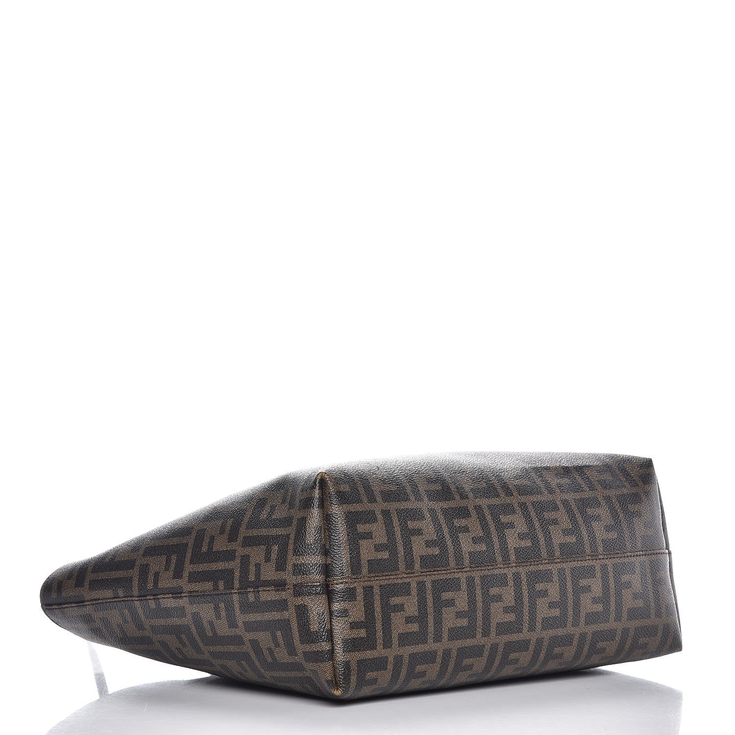 Fendi Zucca Spalmati Small Roll Tote Tobacco Moro 4 of 12