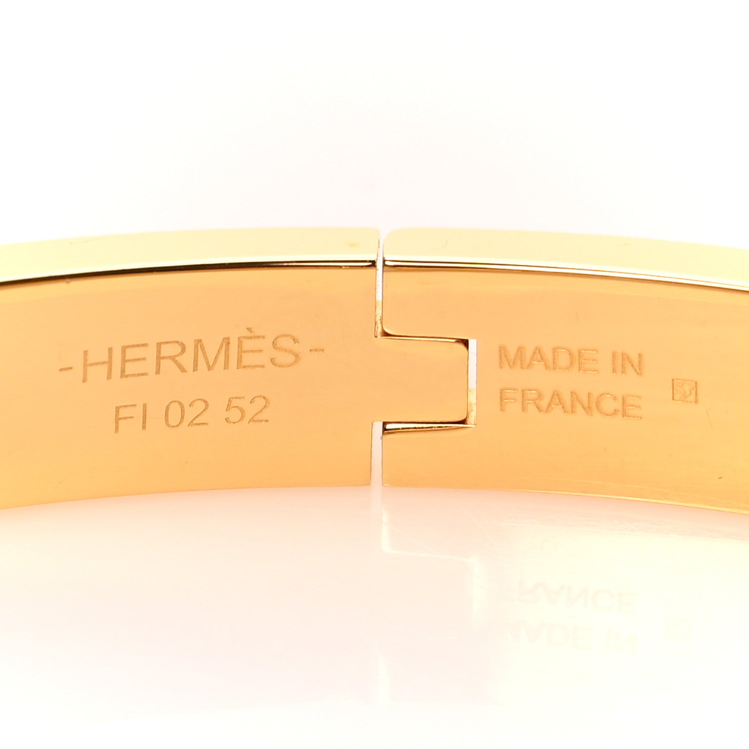 Hermes Enamel Mini Farandole Clic Chaine D'Ancre Bracelet Marron Glace 4 of 4