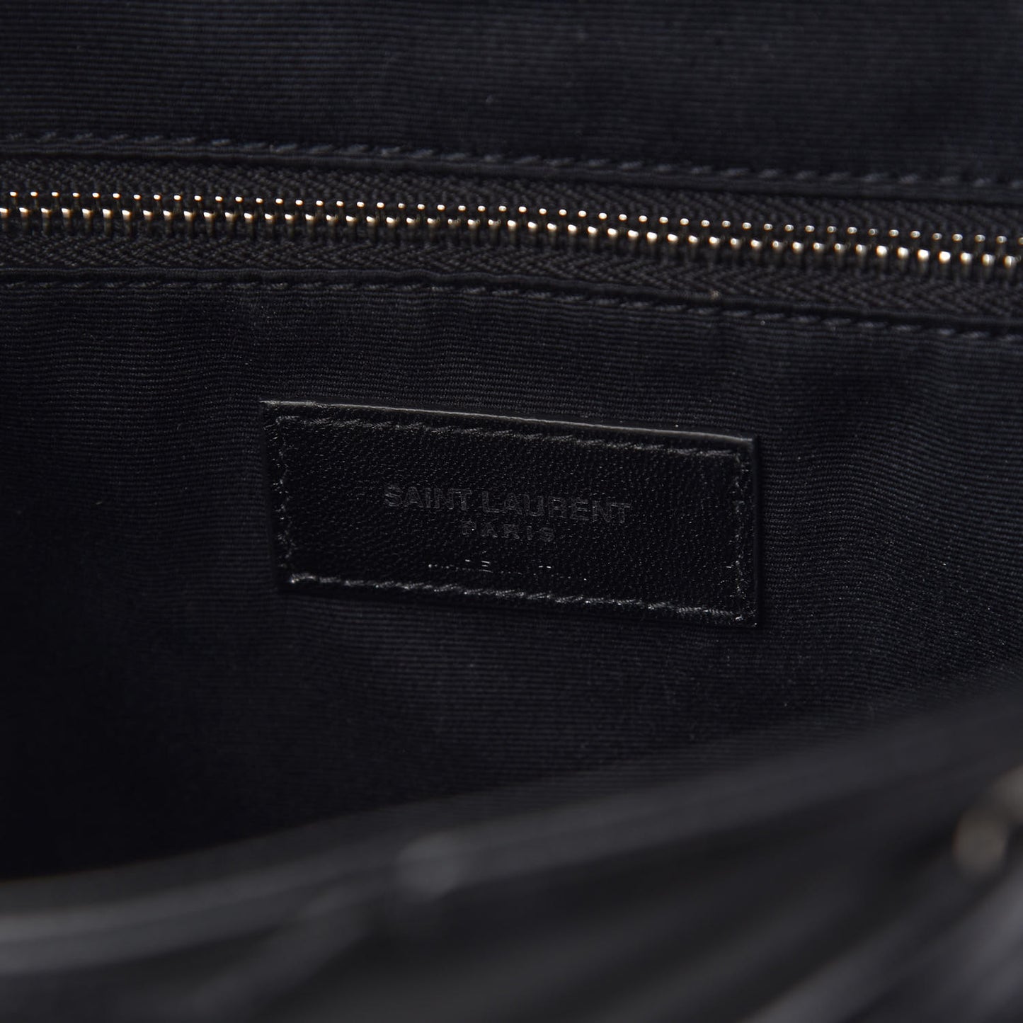 Calfskin Y Quilted Monogram Small Loulou Backpack Black
