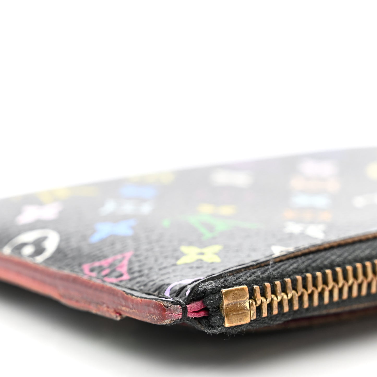 Monogram Multicolor Key Pouch Black Grenade