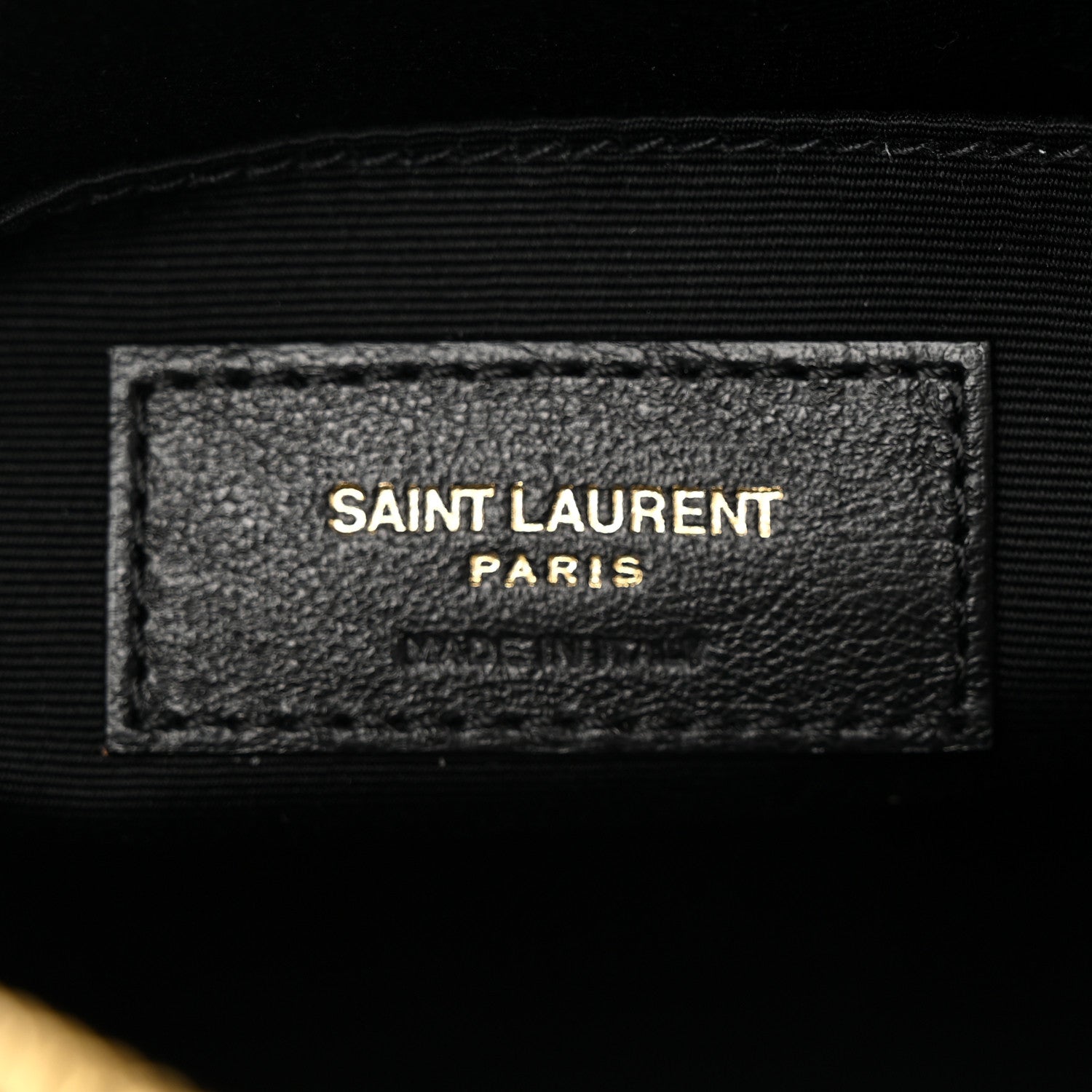 Saint Laurent Calfskin Matelasse Monogram Lou Camera Bag Black 6 of 11