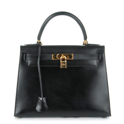 Hermes Box Kelly Sellier 28 Black 1 of 25