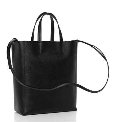 Celine Grained Calfskin Small Vertical Cabas Black 3 of 12