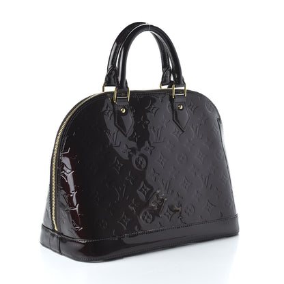 Louis Vuitton Vernis Alma PM Amarante 3 of 9