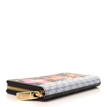 Louis Vuitton Monogram 2021 Christmas Animation London Zippy Wallet 4 of 6