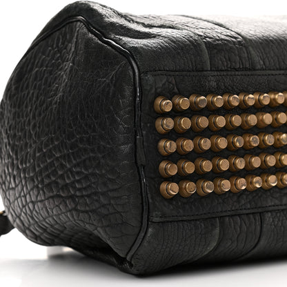 Alexander Wang Pebbled Lambskin Rocco Black Pale Gold Hardware 7 of 12