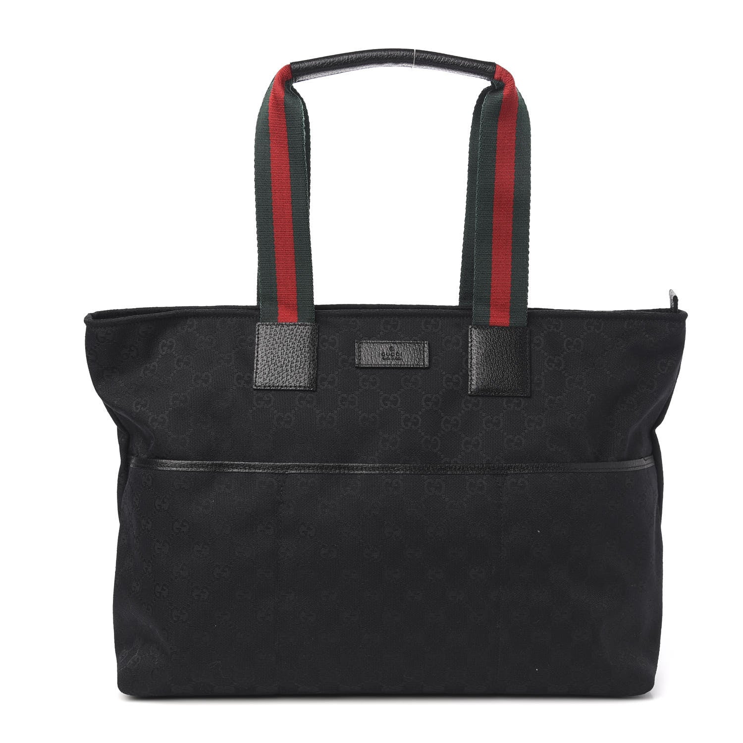Gucci Monogram Web Large Diaper Tote Black 1 of 11