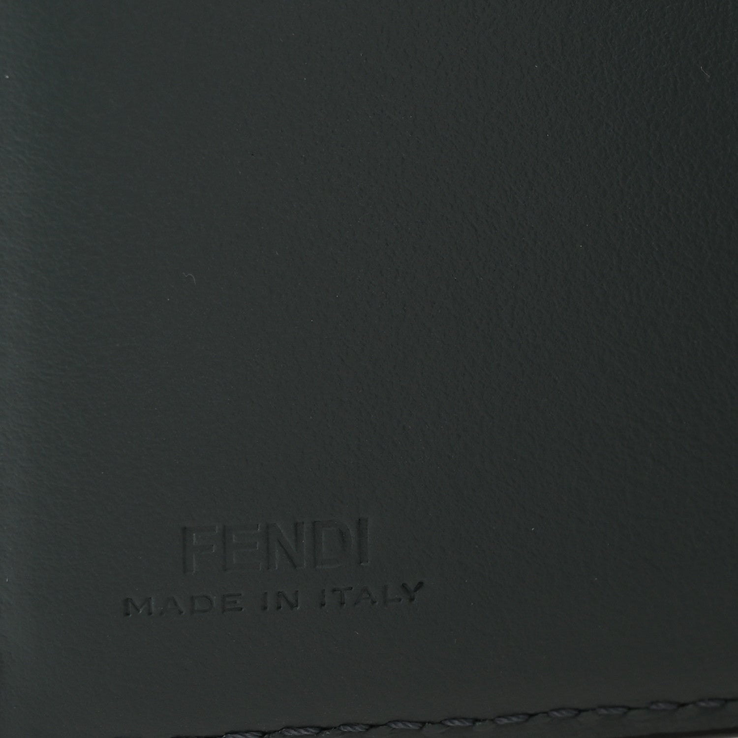 Fendi Vitello King Cruise FF Diamonds Mini Tri-Fold Envelope Wallet Pink Vert Inglese Malachite 6 of 7