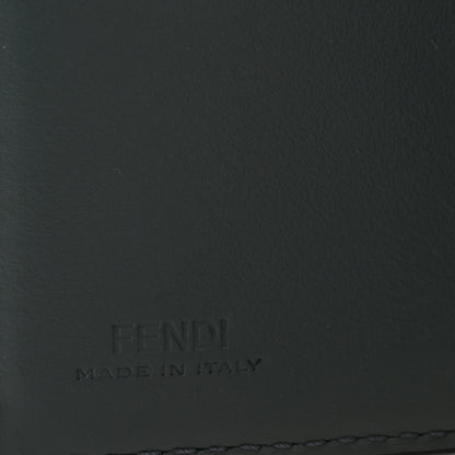 Fendi Vitello King Cruise FF Diamonds Mini Tri-Fold Envelope Wallet Pink Vert Inglese Malachite 6 of 7