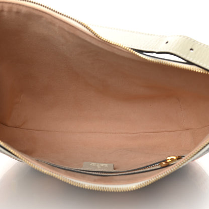 Gucci GG Supreme Monogram Les Pommes Small Ophidia Half Moon Hobo Beige Multicolor Mystic White 5 of 13