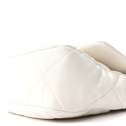 Chanel Goatskin Quilted Large Chanel 19 Flap White 19 of 19