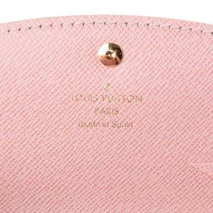Louis Vuitton Damier Ebene Caissa Wallet Rose Ballerine 6 of 9