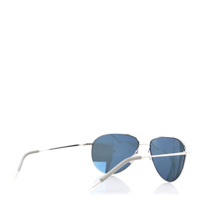 Oliver Peoples Benedict Aviator Sunglasses Silver 4 of 7