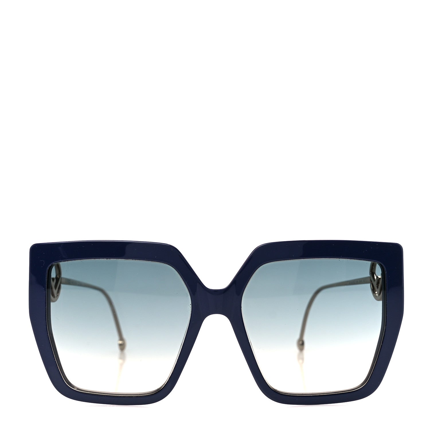 Fendi Metal Acetate F is Fendi Butterfly Sunglasses FF 0410/S Dark Blue 2 of 7