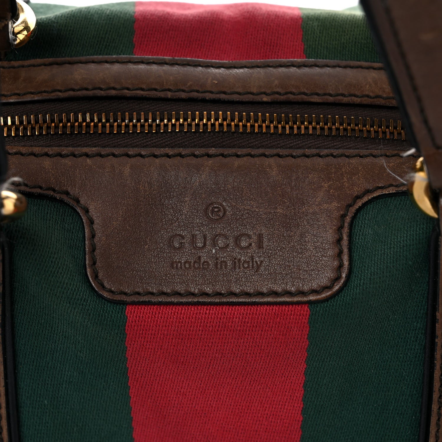 Gucci Calfskin Web Medium Rania Top Handle Bag Grey Field 31 of 46