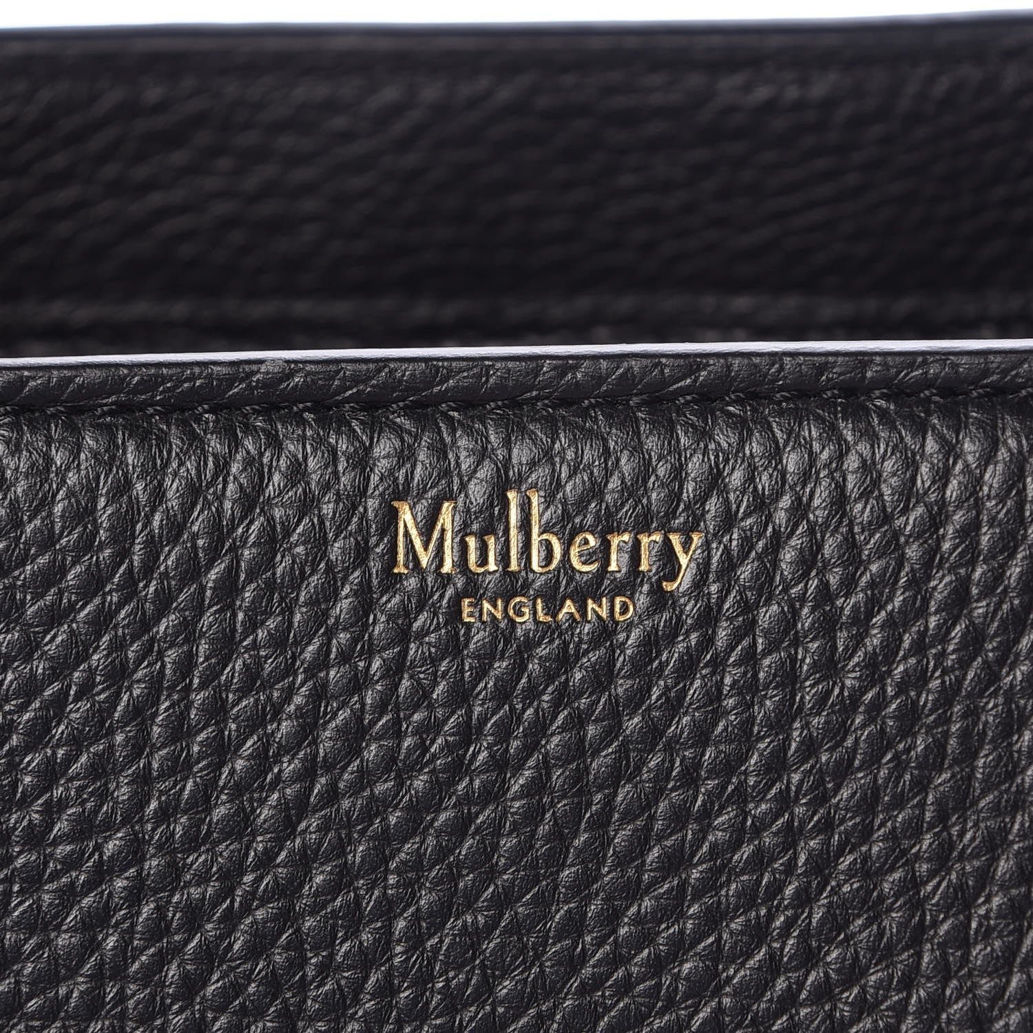 Mulberry Classic Grain Small Bayswater Zip Tote Black 8 of 8
