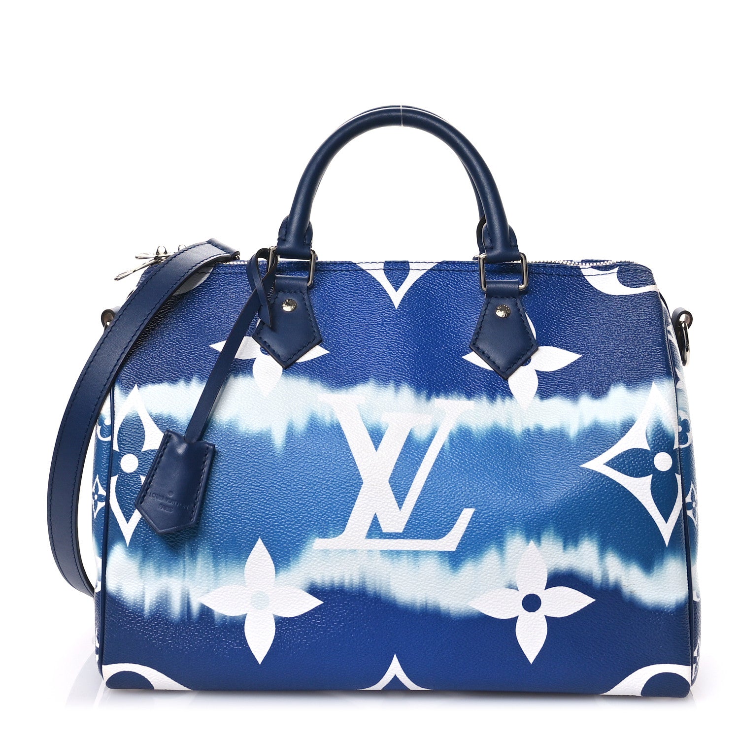 Louis Vuitton Monogram Escale Speedy Bandouliere 30 Blue 1 of 9