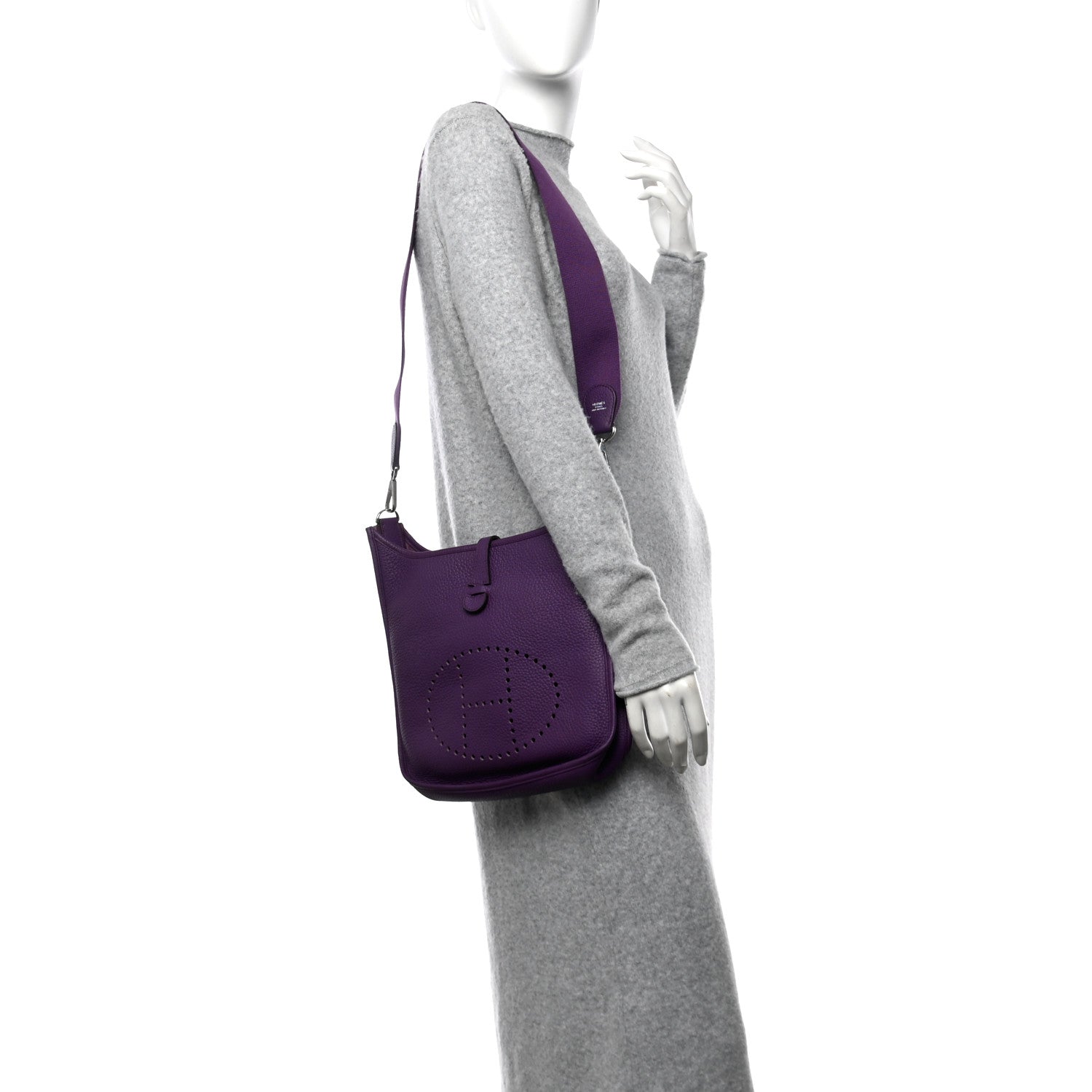 Hermes Taurillon Clemence Evelyne III PM Anemone 2 of 11