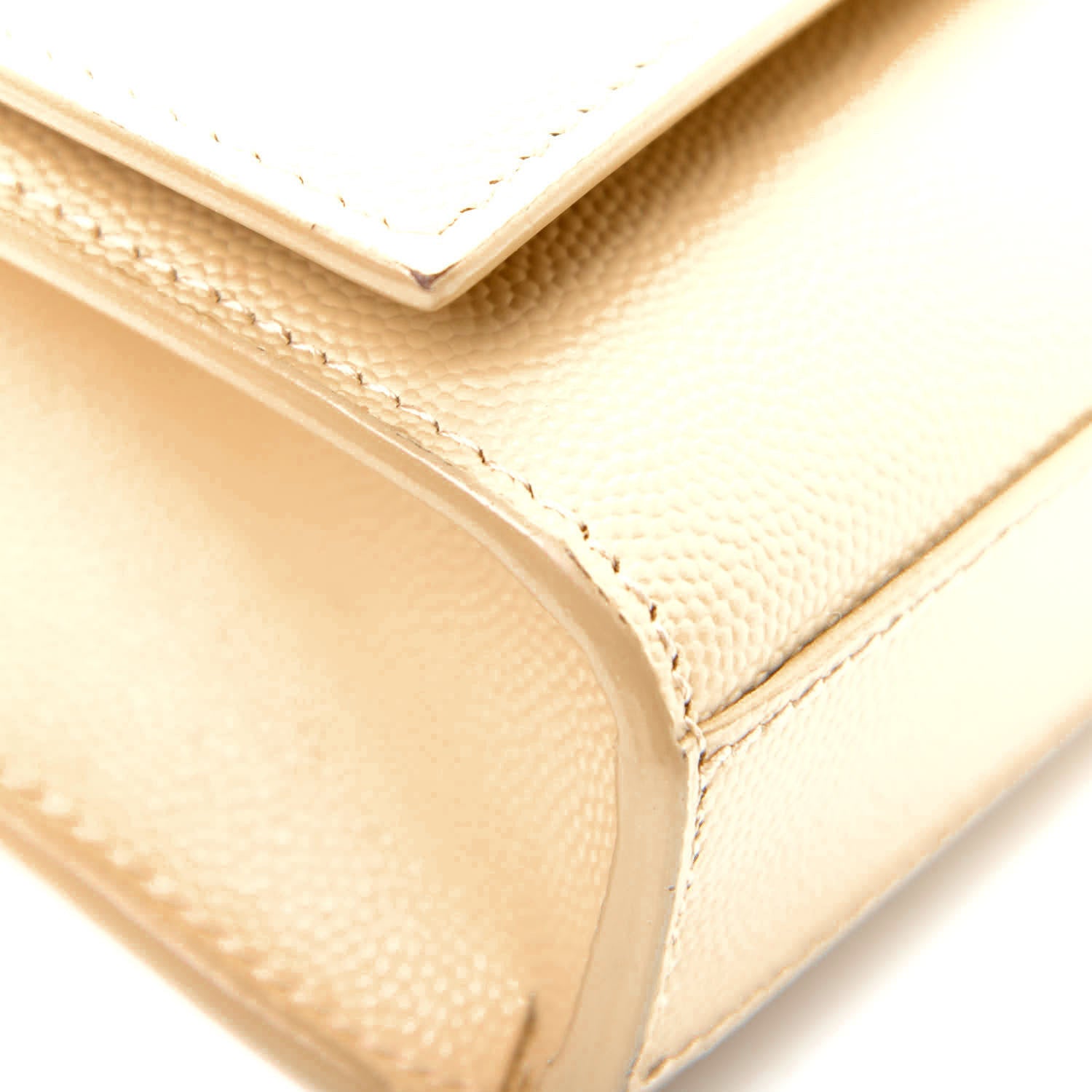 Saint Laurent Grain De Poudre Small Monogram Kate Satchel Nude Powder 7 of 14