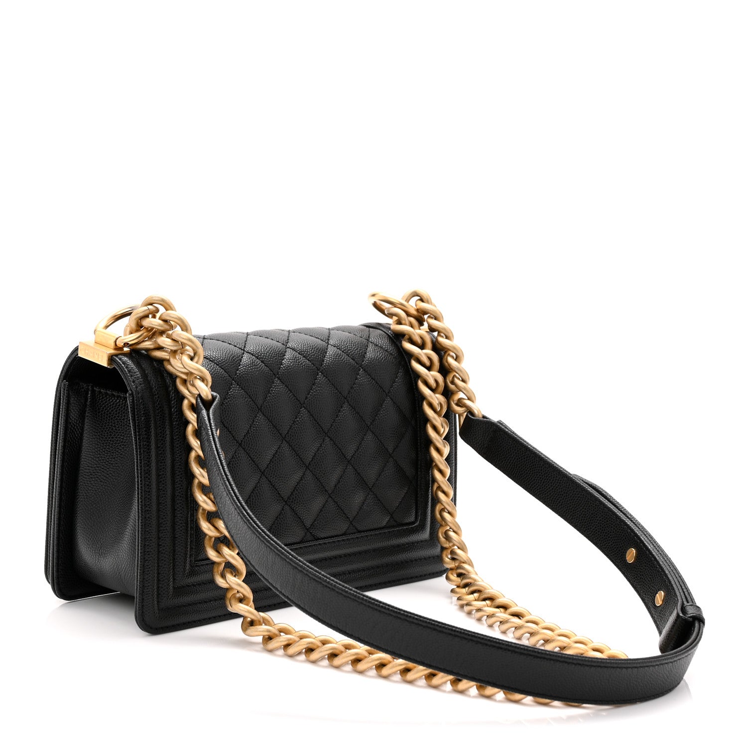 Chanel Caviar Quilted Small Boy Flap Black 3 of 11