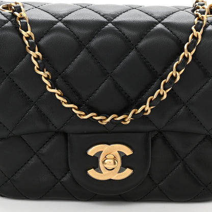 Chanel Lambskin Quilted Mini Pearl Crush Flap Black 8 of 11