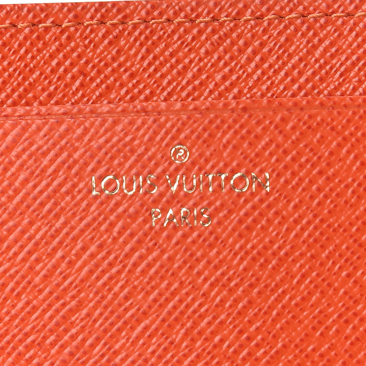 Louis Vuitton Calfskin Jeanne Wallet Insert Piment 6 of 6