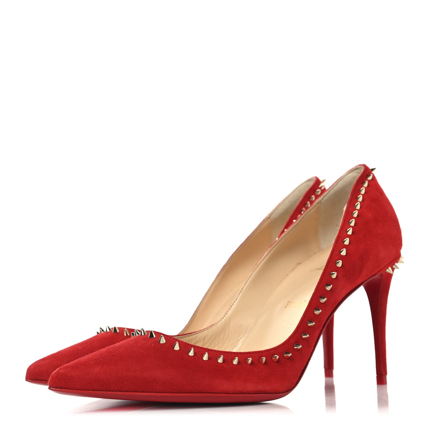 Veau Velours Anjalina 85 Pumps 38 Loubi