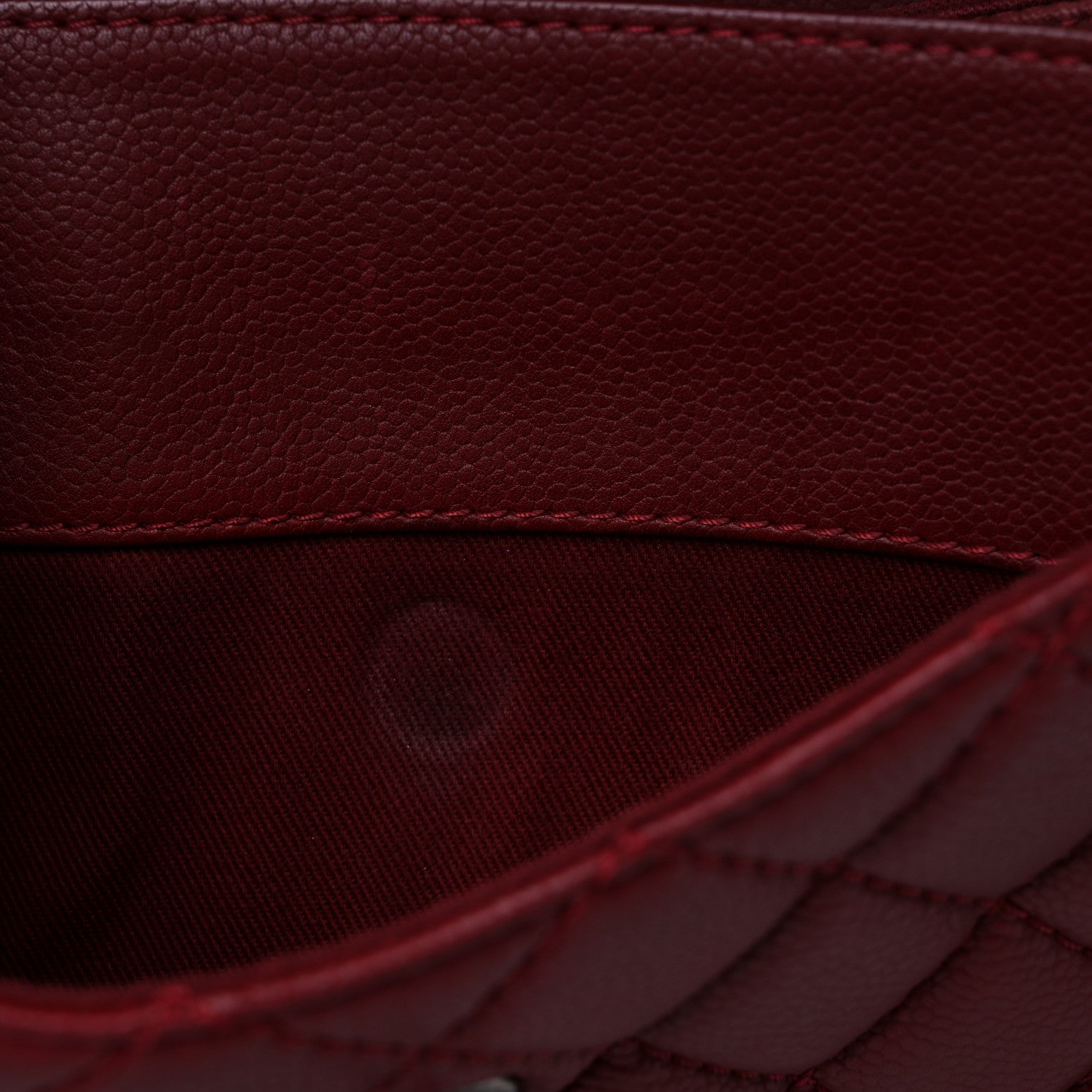 Chanel Caviar Quilted Flap With Chain Red 13 of 13