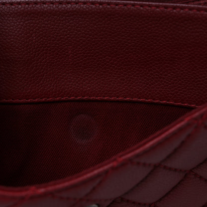 Chanel Caviar Quilted Flap With Chain Red 13 of 13
