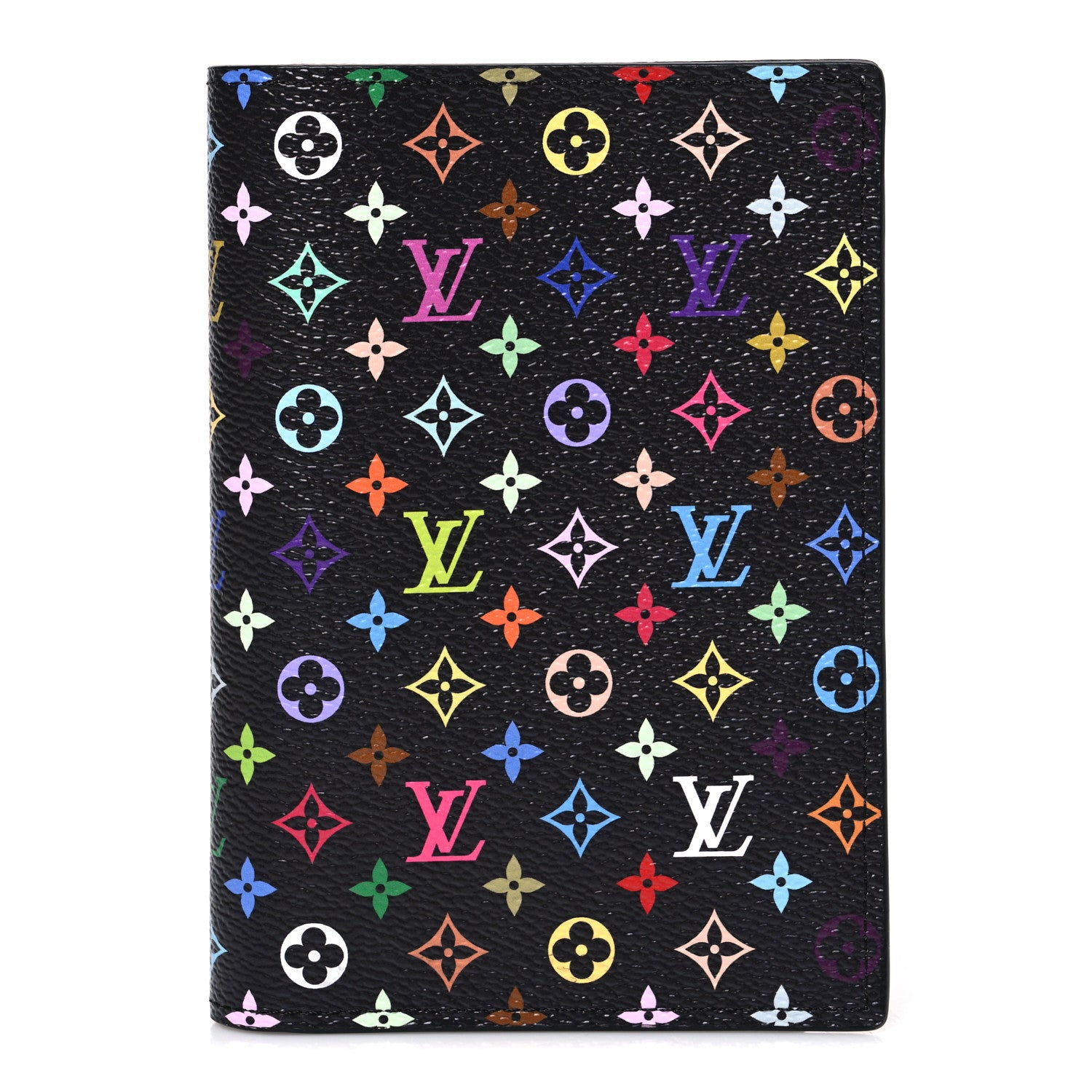 Louis Vuitton LV X TM Monogram Multicolor Passport Cover Black 1 of 6