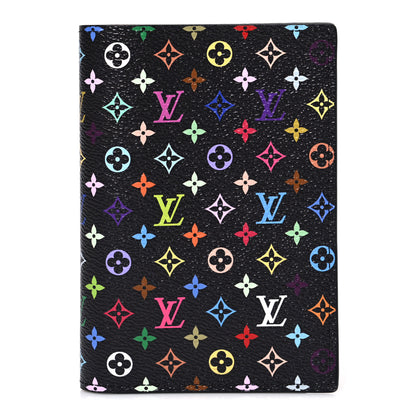 Louis Vuitton LV X TM Monogram Multicolor Passport Cover Black 1 of 6