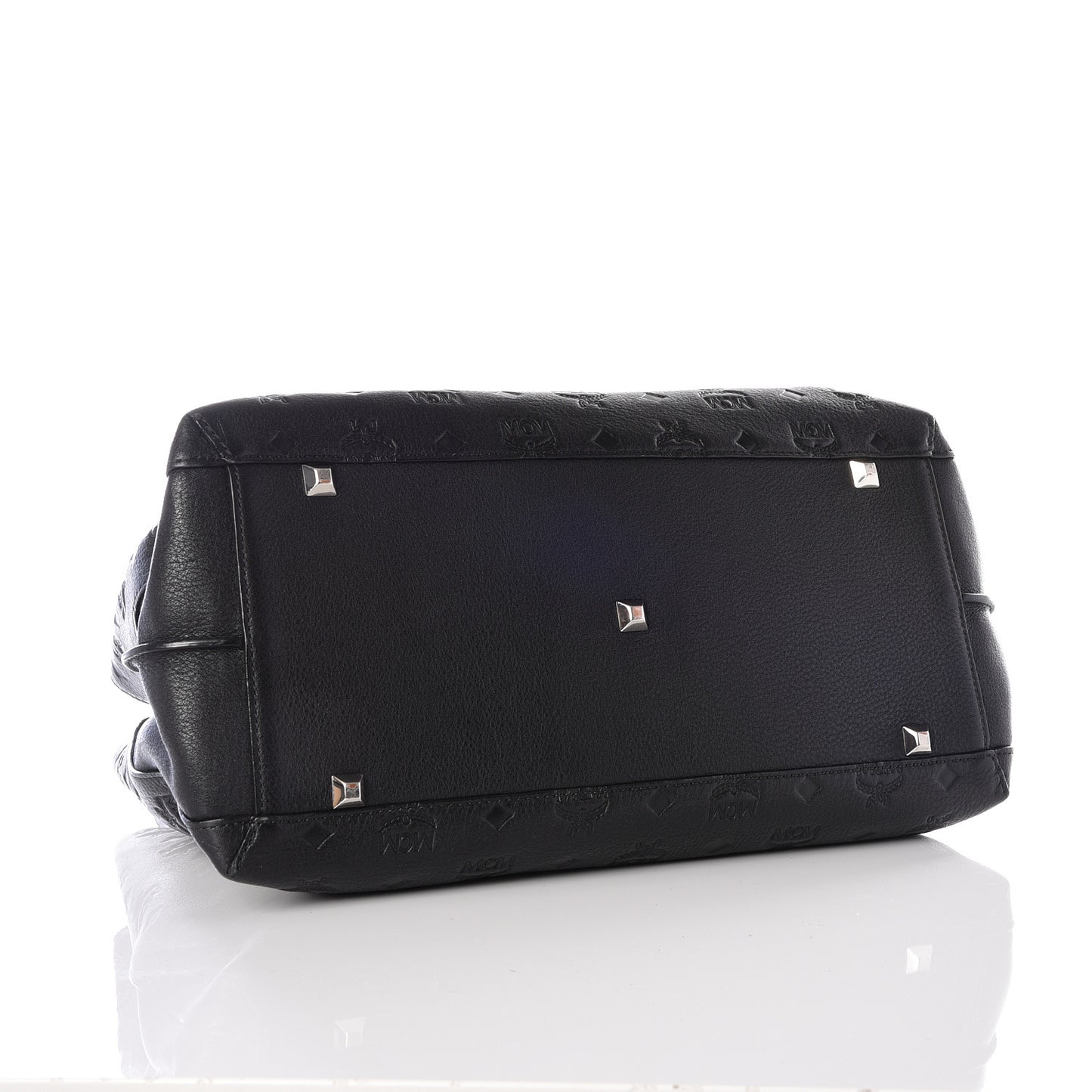 Calfskin Ottomar Monogram Large Essential Tote Black