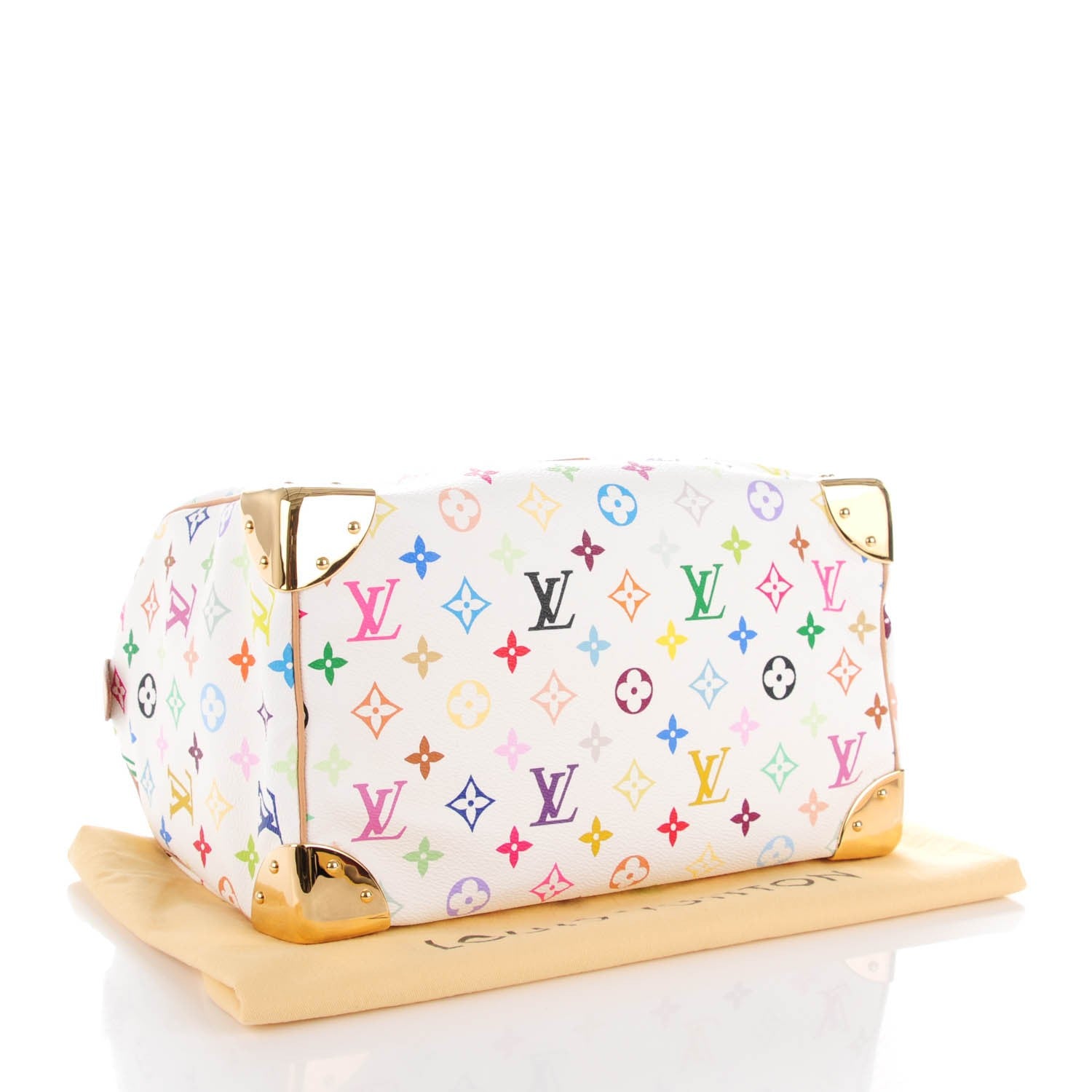 Louis Vuitton Monogram Multicolor Speedy 30 White 4 of 7