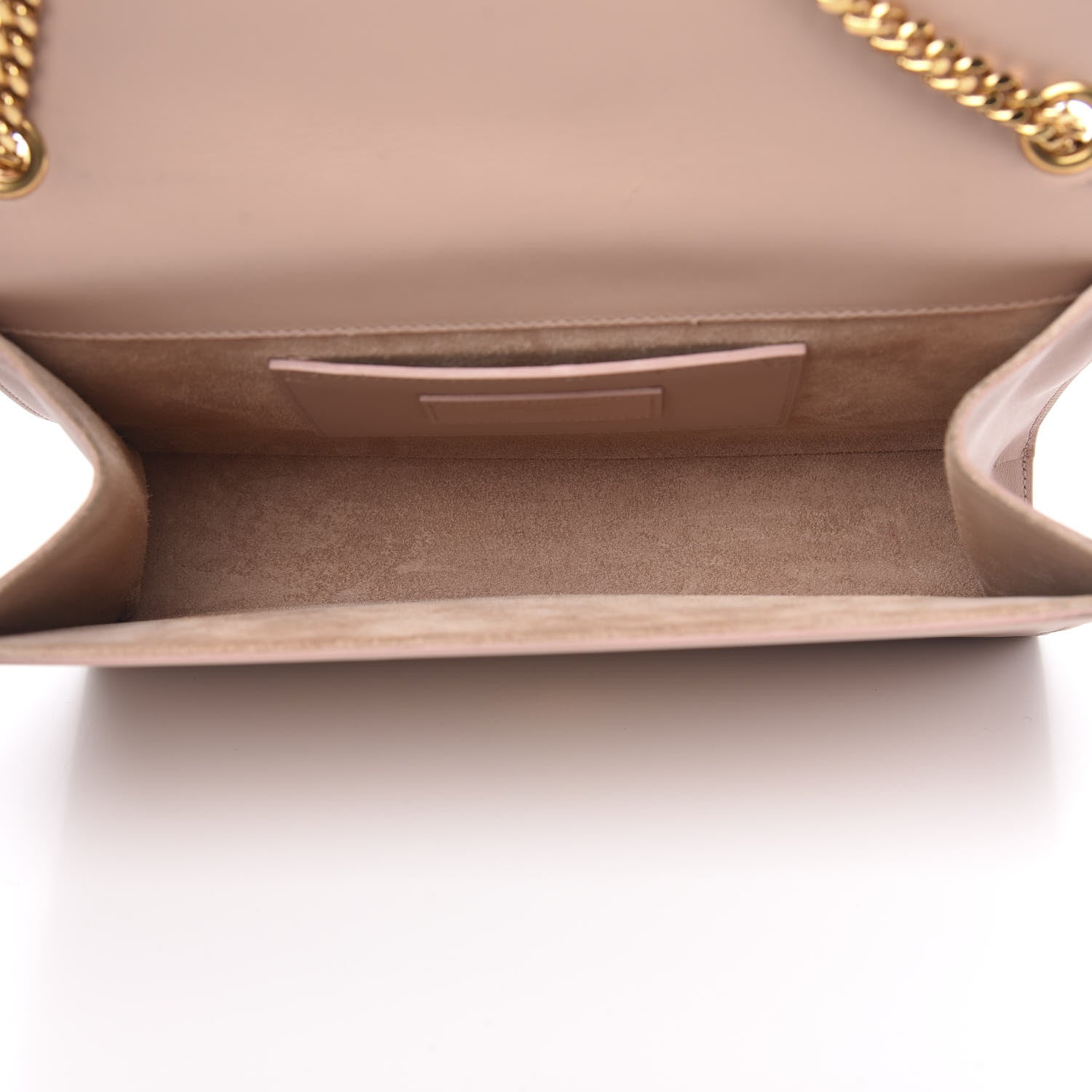 Saint Laurent Smooth Calfskin Classic Monogram Kate Tassel Chain Wallet Pale Blush 5 of 12