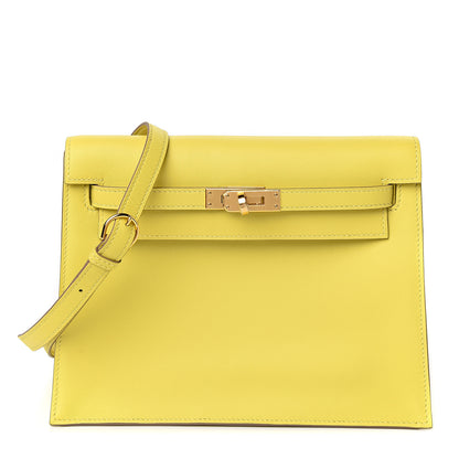 Hermes Swift Kelly Danse II Belt Bag Lime 1 of 11