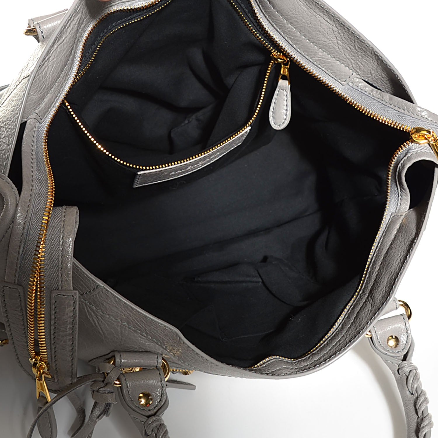 Balenciaga Agneau Giant 12 Gold Hardware City Gris Pyrite 5 of 11