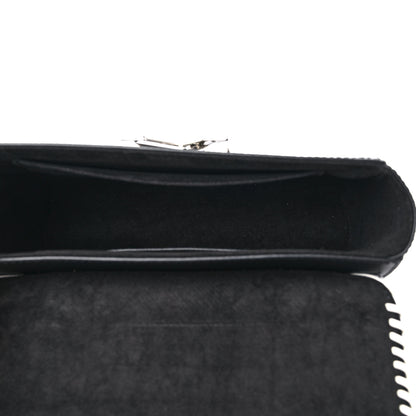 Louis Vuitton Epi Embroidered Twist Shoulder Bag MM Black 6 of 13