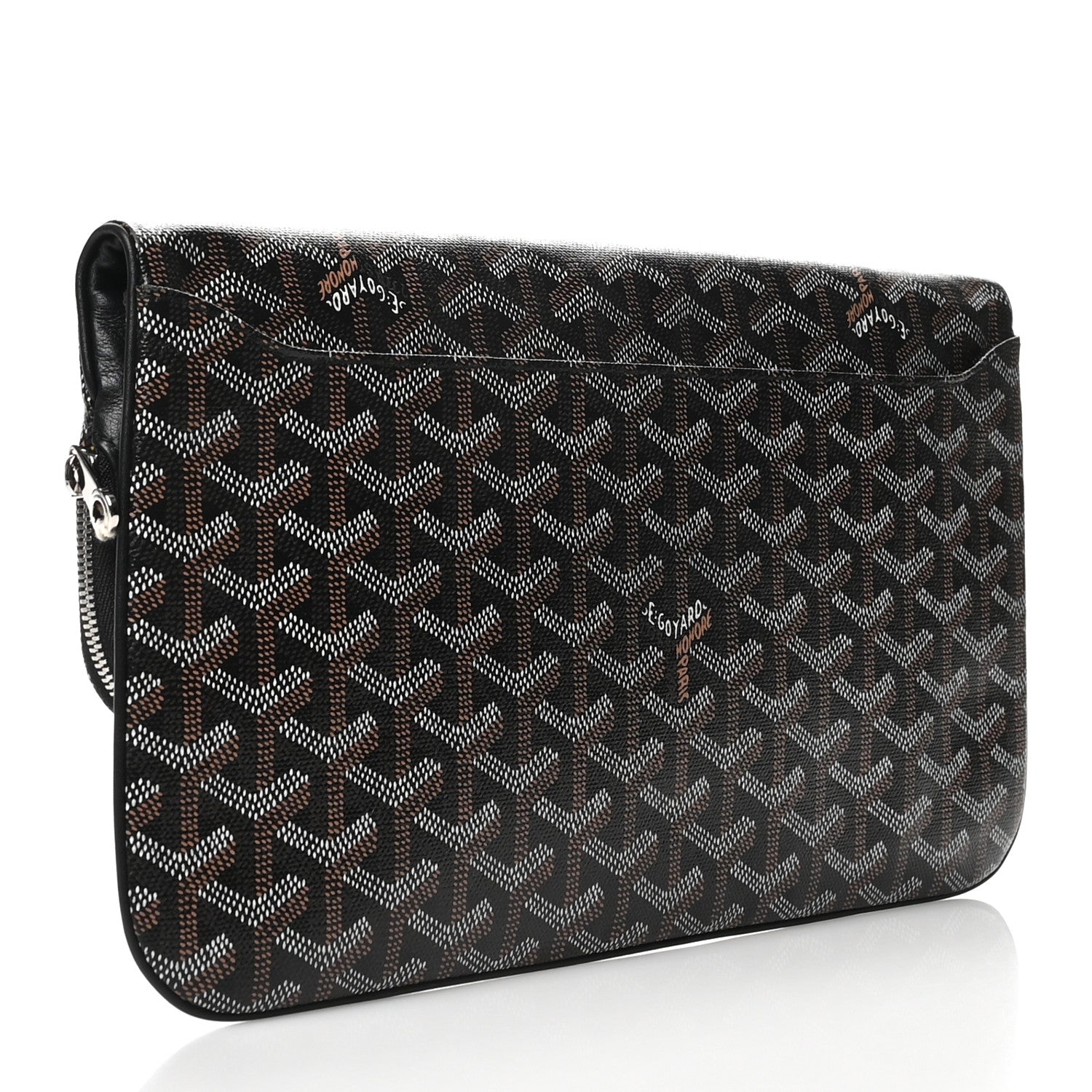 Goyard Goyardine Sainte Marie Soft Clutch Black 3 of 8