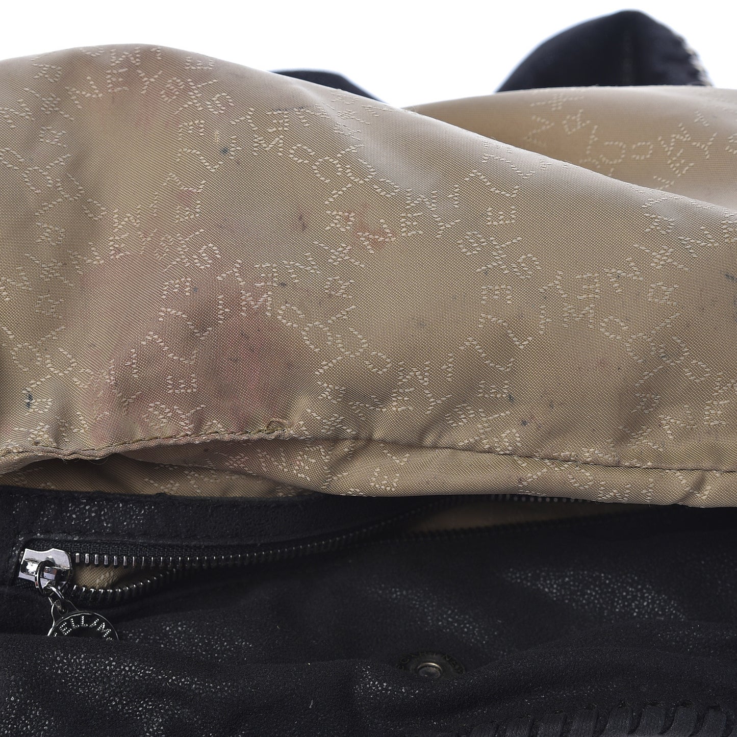 Shaggy Deer Small Falabella Tote Black