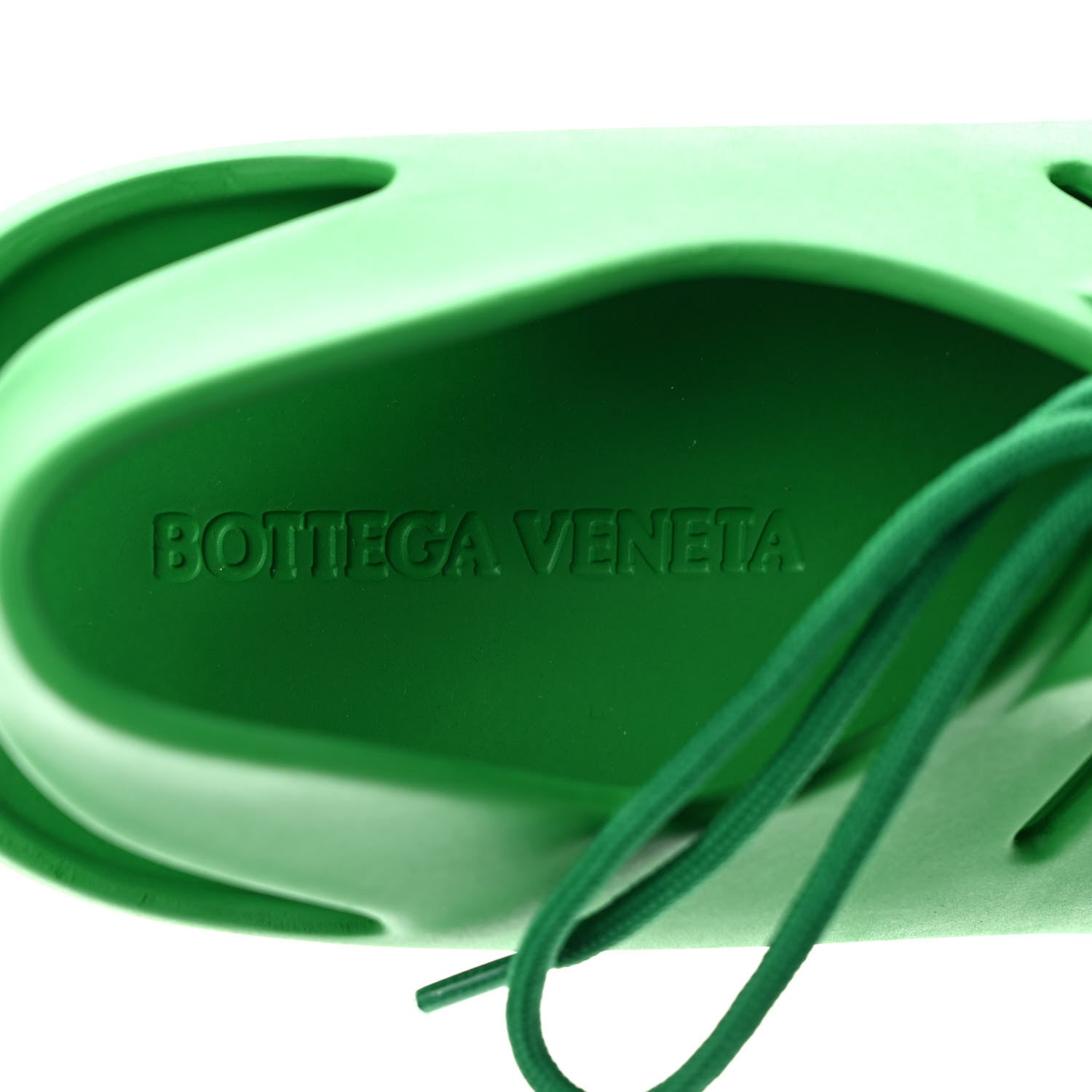 Bottega Veneta Rubber Jelly Sandals 38 Grass 6 of 7