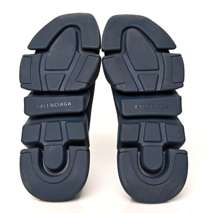 Balenciaga Technical 3D Recycled Knit Womens Speed 2.0 Sneakers 37 Monocolor Dark Navy 5 of 7
