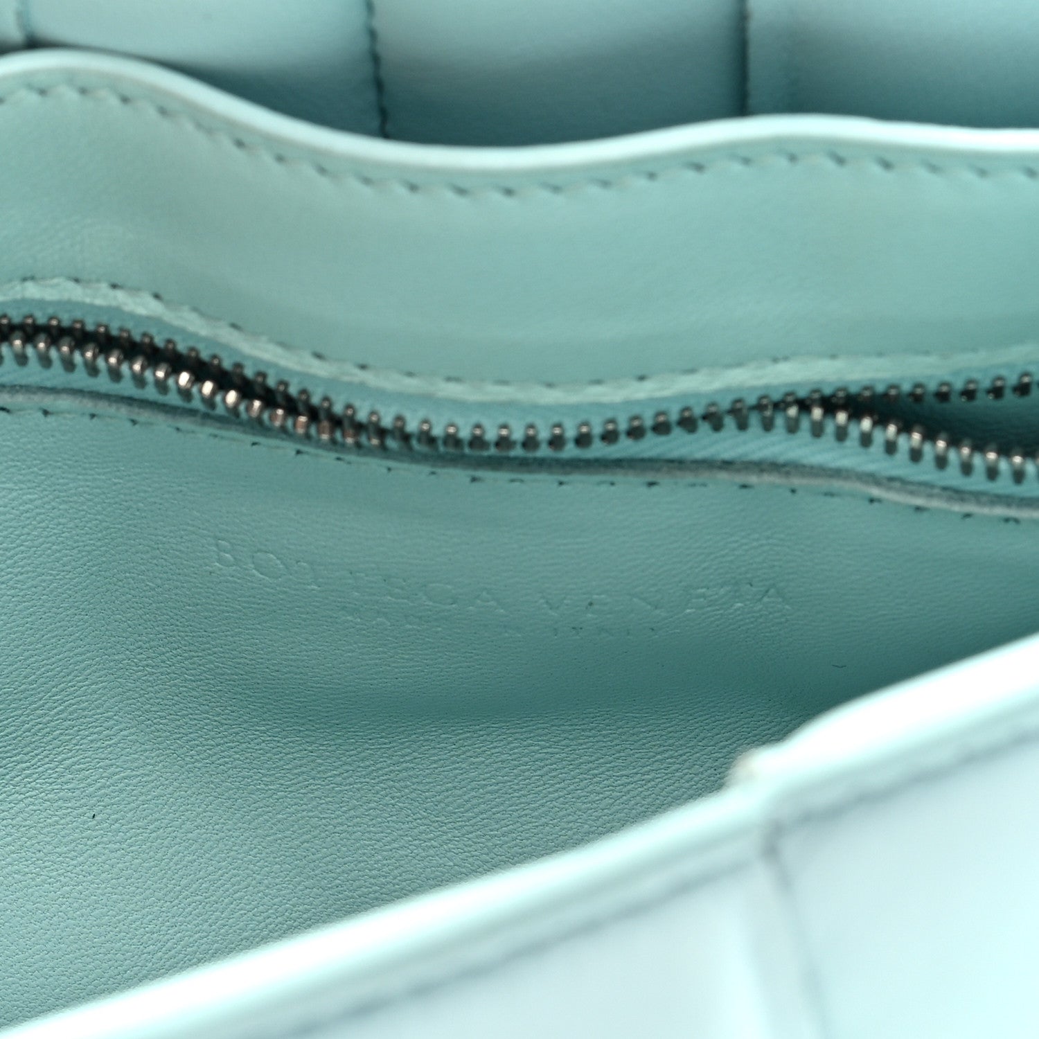 Bottega Veneta Paper Calfskin Maxi Intreccio Padded Cassette Crossbody Bag Ice 6 of 9