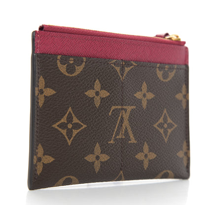 Louis Vuitton Monogram Zipped Card Holder Fuchsia 2 of 5