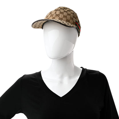 Gucci Monogram Web Baseball Hat S Beige Cocoa 2 of 9